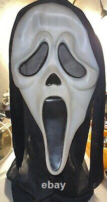 Vintage Fun World Easter unlimited Scream mask/ Hood 9206 Glow In Dark RARE