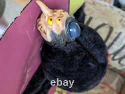 Vintage Furry 15 Tall Spider Halloween Decoration Decor Very Rare Item Wire Leg