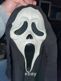 Vintage GEN 1 SCREAM Ghost Face Mask FUN WORLD DIV Rare Glow In The Dark 90s