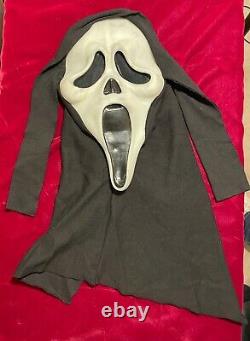 Vintage GEN 1 SCREAM Ghost Face Mask FUN WORLD DIV Rare Glow In The Dark 90s