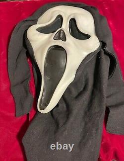 Vintage GEN 1 SCREAM Ghost Face Mask FUN WORLD DIV Rare Glow In The Dark 90s