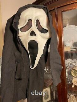 Vintage GEN 1 SCREAM Ghost Face Mask FUN WORLD DIV Rare Glow In The Dark 90s