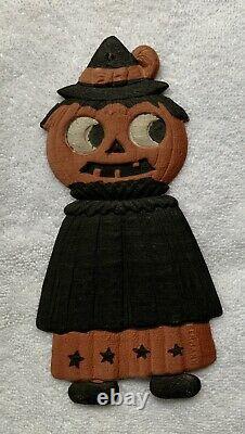 Vintage German Halloween die cut rare size and character