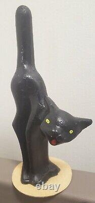 Vintage Gurley Candle (BLACK CAT) Halloween RARE