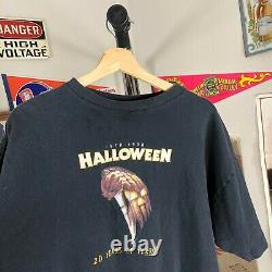 Vintage HALLOWEEN 20 Years of Terror Movie Promo Shirt 1998 XL Rare Original