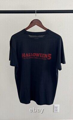 Vintage Halloween 5 1989 Movie Promo T Shirt Rare Horror