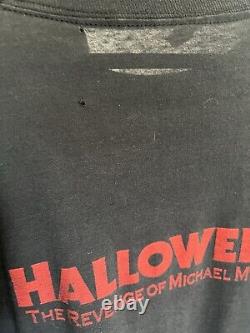 Vintage Halloween 5 1989 Movie Promo T Shirt Rare Horror