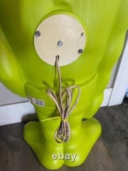 Vintage Halloween ALIEN Blow Mold 36 Green Space Doomsday Ray Gun RARE WORKS