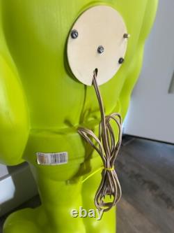 Vintage Halloween ALIEN Blow Mold 36 Green Space Doomsday Ray Gun RARE WORKS