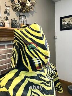 Vintage Halloween Ben Cooper Tiger Costume with Original Cardboard Mask #262 RARE