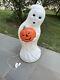 Vintage Halloween Blow Mold Ghost With Pumpkin 33 General Foam Plastics Rare