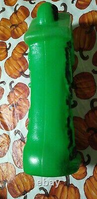 Vintage Halloween Blow Mold Light Up Green Haunted House Rare