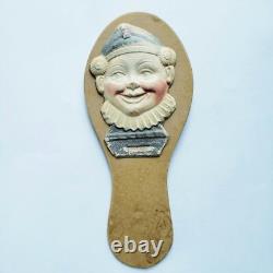 Vintage Halloween Dual-sided Clapper Noisemaker Clown Germany 1920's Very Rare