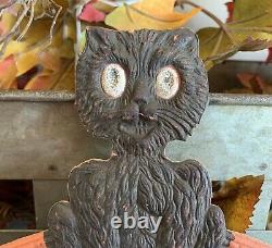 Vintage Halloween German Diadem Tiara Black Cat JOLs RARE