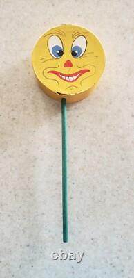 Vintage Halloween German Jack O Lantern Shaker Noisemaker 1920's Rare Find