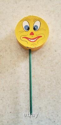 Vintage Halloween German Jack O Lantern Shaker Noisemaker 1920's Rare Find