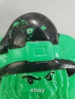 Vintage Halloween Green Witch Blow Mold Holy Grail Ultra Rare! Tabletop