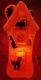 Vintage Halloween Haunted House Rare Blow Mold 16.5 Light Up