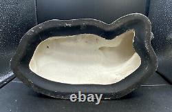 Vintage Halloween Large Howling Wolf Antique Chalk Ware Rare Awesome! 13 X 11