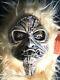 Vintage Halloween Mask Be Something Studios Shrunken Head 80s Creepy Voodoo Rare