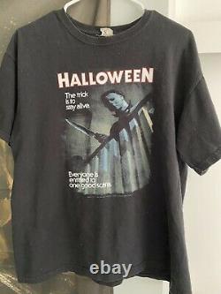 Vintage Halloween Movie Shirt 90s Michael Myers size Large RARE