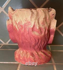 Vintage Halloween Paper Mache Pulp DEVIL Lantern RARE F. N. Burt 1930's