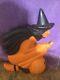 Vintage Halloween Plastic Blowmold Flying Witch Union Don Featherstone Rare