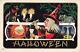 Vintage Halloween Postcard Witch Mixing Potions Black Cat Nash H-25 Rare