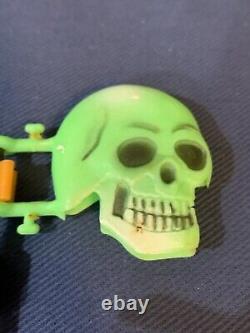 Vintage Halloween Ratchets Candy Container Skeleton Hong Kong Rare