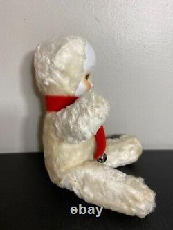 Vintage Halloween Snowman Snowbaby Plush Creepy Black eyes Plush Rare Ghost Gund