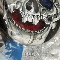 Vintage Halloween Spark Toy Skull Skeleton Litho Sparkler 60s Japan Tin NIP RARE