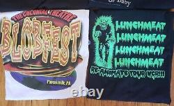 Vintage Horror Movie Shirt Lot Of 13 Gore Cult Horror Double Sided Rare