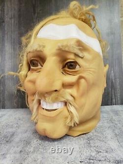 Vintage Hulk Hogan Large Latex Mask WWF 1980's Cesar RARE