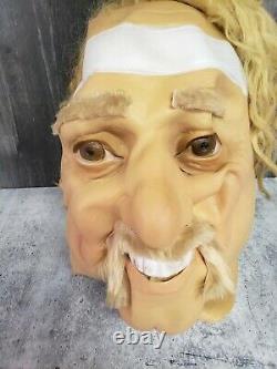 Vintage Hulk Hogan Large Latex Mask WWF 1980's Cesar RARE