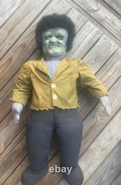 Vintage Lillian Vernon Frankenstein Plush Life Size Monster EXTREMELY RARE