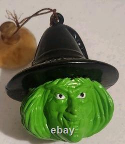 Vintage Lot Of 17 Malibu Rum Witch Halloween Decor Advertisment Rare