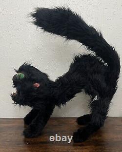 Vintage Mario Chiodo Poseable Blinking Eyes Halloween Black Demon Cat SO RARE