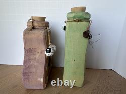 Vintage Midwest Cannon Falls Wood Potion Bottles Halloween Eye of Newt Toad Wart