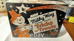 Vintage Milky way Halloween Candy Box Empty Rare