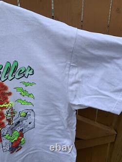 Vintage Miller Lite Thriller T-Shirt XL Halloween Theme Beer RARE Zombie 1990s