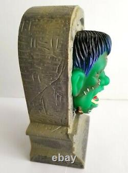 Vintage Mummy & Frankenstein Singing Tombstones FTC Toys 2001 SEE VIDEO! Rare