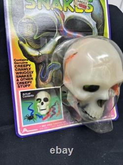 Vintage NOS 1983 ARCO A Skull Full of Snakes Halloween Horror Toy VERY RARE! #3