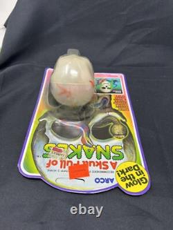 Vintage NOS 1983 ARCO A Skull Full of Snakes Halloween Horror Toy VERY RARE! #3