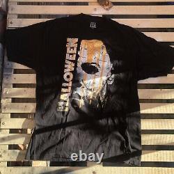 Vintage Official promo Halloween Movie Shirt 2010 80s Michael Myers Rare XL goth
