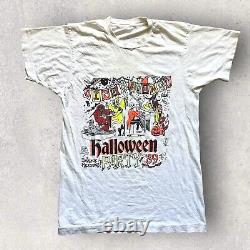 Vintage Oingo Boingo Alive Halloween Party 89 Irvine Meadows Tee Small White