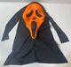 Vintage Orange Scream Ghost Face Mask Easter Unlimited Fun World Rare