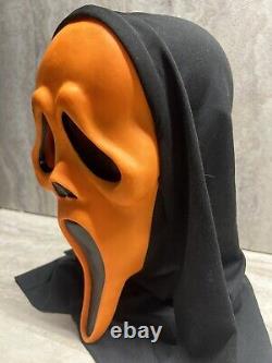 Vintage Orange Scream Ghost Face Mask Easter Unlimited Super Rare & Collectible