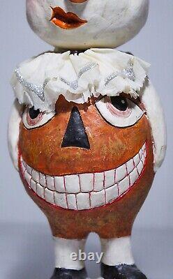 Vintage PACIFIC RIM Bobble Head Snowman Jack-o-Lantern Halloween Figure RARE