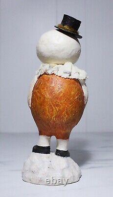 Vintage PACIFIC RIM Bobble Head Snowman Jack-o-Lantern Halloween Figure RARE