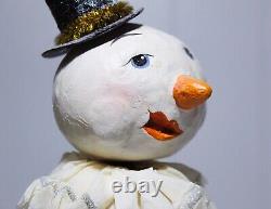 Vintage PACIFIC RIM Bobble Head Snowman Jack-o-Lantern Halloween Figure RARE